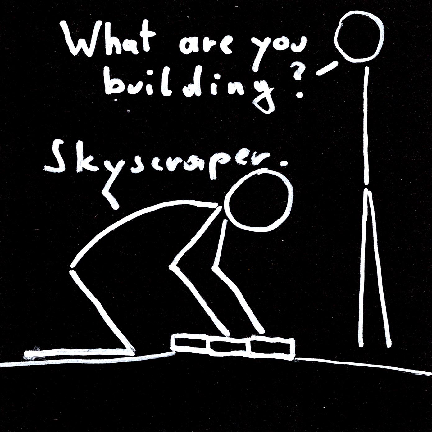 What are you building? Skyscraper.